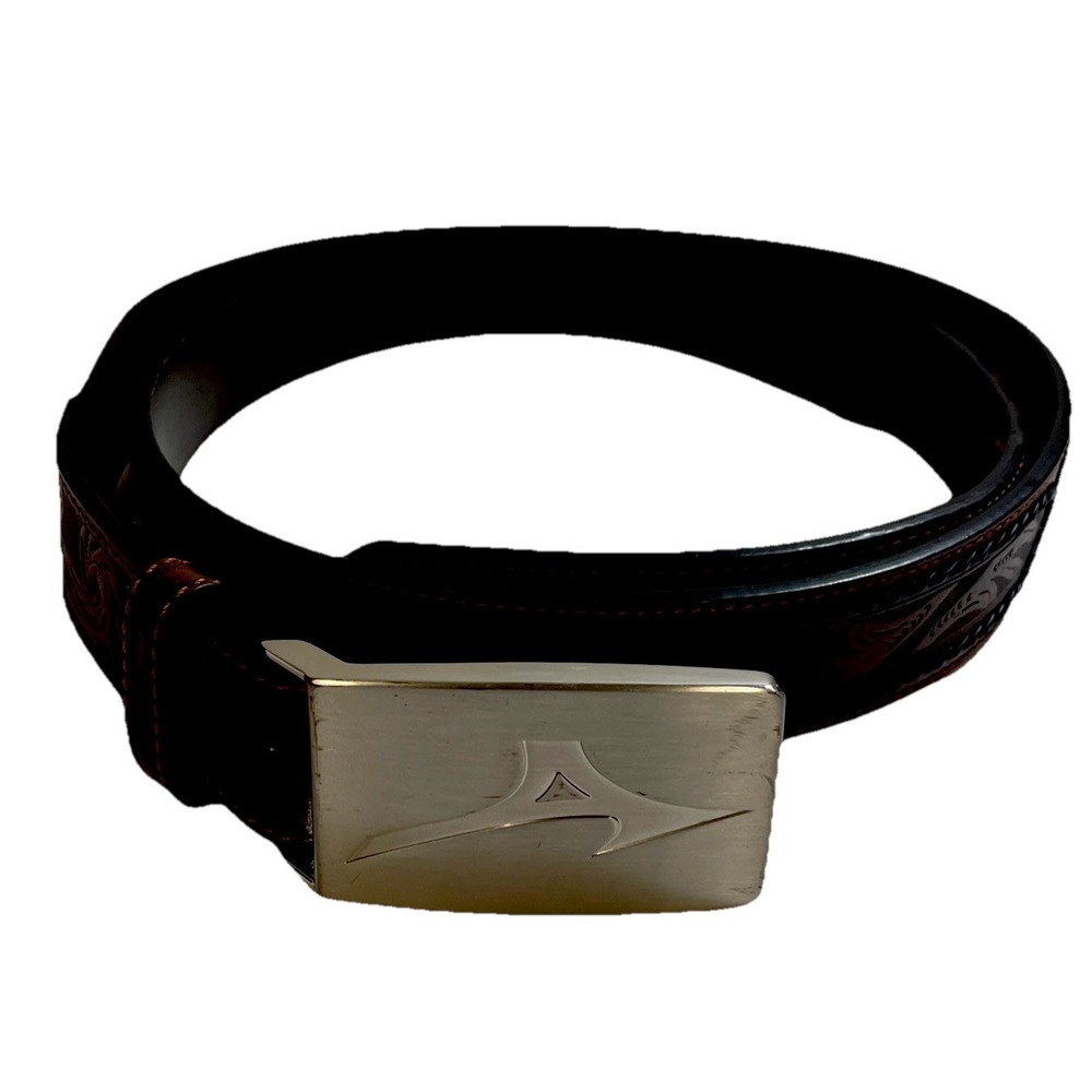 High Noon Genuine Bonded Leather Belt With‎ Buckle Mens 2XL 45-48" Western Style